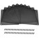 Onwon 10 Pieces 120mm PC Cooler Fan Dust Filter Computer Fan Filter Black Dustproof Case Cover Computer Mesh with 40 Pieces of Screws
