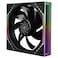 Thermalright TLM12 120mm ARGB CPU Fan with 1500RPM Speed Black Computer Case Fan Quiet 4pin PWM PC Fan for SFDB Bearing CPU Cooler Fanwith Side Mirror ARGB Lighting Effect