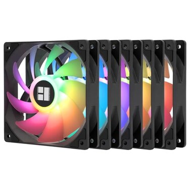 Thermalright TLC12CS X5 CPU Air Fan 120mm Silent Computer Case Cooler Fan with SFDB Bearing up to 1550RPM Speed PC Cooling5Packs