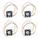 HiLetgo 4pcs DC 12V 4010 Fan 3Pin Computer CPU Cooler Mini Cooling Fan 40x40x10mm Small Exhaust Fan for Ender 3 CR10 3D Printer