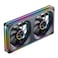 JONSBO ZA240B PC Case FanAll2inOneSingle Frame Unit with 2x120mm ARGB FansPWM3Pin ARGB Silent Computer with 4Sides Infinity Mirror Fan 2400RPMAluminum Nameplate28mm Thick Black