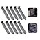 Maxmoral 10pcs Vented PCI Slot Cover Ventilation Deflector PC Computer Case Cooling Fan Dust Filter Blanking Plate