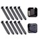 Maxmoral 10pcs Vented PCI Slot Cover Ventilation Deflector PC Computer Case Cooling Fan Dust Filter Blanking Plate