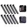 Maxmoral 10pcs Vented PCI Slot Cover Ventilation Deflector PC Computer Case Cooling Fan Dust Filter Blanking Plate