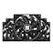 Thermalright TLC12C X5 CPU Air Fan 120mm Case Cooler with 1550RPM Speed PC Cooling in The Unlit Version5Fan Packs120mmBlack