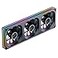 JONSBO ZA360BR Reverse PC Case FanAll3inOneSingle Frame Unit 120mm ARGB FanPWMReverse Blade Silent Fans with 4Sides Infinity Mirror28mm Thick Multiple Led BeadsInstallation Ref to Tips