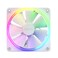 NZXT F120 RGB Fans RFR12TFW1 Advanced RGB Lighting Customization Whisper Quiet Cooling Triple Fan Controller Included 120mm Fan White
