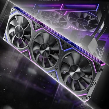 Asiahorse Dawn 120mm Case Fan ARGB PWM 1850RPM71CFM Airflow Forward Reverse Blade Design Low Noise Precision HDB Bearings High Performance UNI PC Fan Modular Daisy Chain