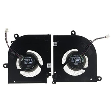 Wobeater Replacement CPUGPU Cooling Fan for MSI Stealth 15M A11UEKV009US MS1563 BS5405HSU4W BS5405HSU4X
