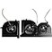 YAEHUYING CPUGPU Cooling Fan for MSI GS63 GS63VR 6RF 6RF001US 7RF 7RF212UK GS73 GS73VR Stealth MS16K2 MS17B1 BS5005HSU2F1 BS5005HSU2L1 DC5V 05A