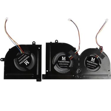 YAEHUYING CPUGPU Cooling Fan for MSI GS63 GS63VR 6RF 6RF001US 7RF 7RF212UK GS73 GS73VR Stealth MS16K2 MS17B1 BS5005HSU2F1 BS5005HSU2L1 DC5V 05A