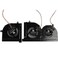 YAEHUYING CPUGPU Cooling Fan for MSI GS63 GS63VR 6RF 6RF001US 7RF 7RF212UK GS73 GS73VR Stealth MS16K2 MS17B1 BS5005HSU2F1 BS5005HSU2L1 DC5V 05A