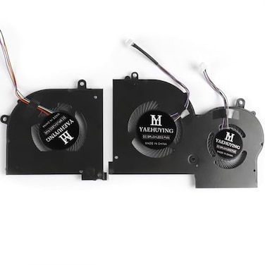 YAEHUYING CPUGPU Cooling Fan Replacement for MSI GS65 Stealth P65 Creator 9SG 9SD 9SE 9SF 8SF 8SE 8SD WS65 9TJ 9TK 9TL 9TM MS16Q4 MS16Q5 Fan BS5005HSU3I BS5005HSU3J