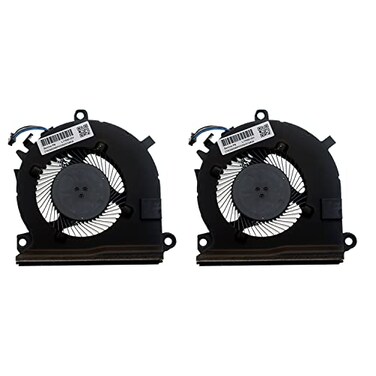 Rangale 1 Pairs CPU and GPU Cooling Fan for H P Pavilion Gaming 16A 15EC Series 15ec1000 15ec1073dx 15ec0751ms 15ec1015nu 15ec1009na 15ec0901na Series Laptop 2 Piece CPU Fans