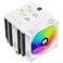 Thermalright Peerless Assassin 120 Digital ARGB White CPU Air Cooler Digital Screen Top Cover6 Heatpipes Computer CPU Cooler for AM4AM5Intel LGA17001851115011511200 PC CoolerWhite ARGB