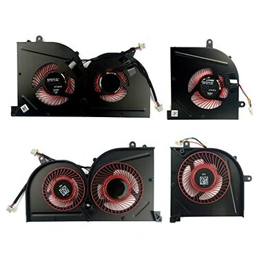 Todiys CPU GPU Fan Compatible with MSI GS63 GS63VR 6RF 6RF001US 7RF 7RF212UK GS73 GS73VR 6RF 6RF005CA 7RF 7RE004CN 7RG 7RG026RU 7RG039NL MS16K2 MS17B BS5005HSU2F1 BS5005HSU2L1