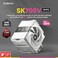 Sudokoo SK700V White AM5 CPU Cooler 7 Heatpipes CPU Air Cooler with Digital Display for AM5 Exclusive Single Tower PC Cooling with 120mm FDB PWM Quiet Fan LRail Lock Mount