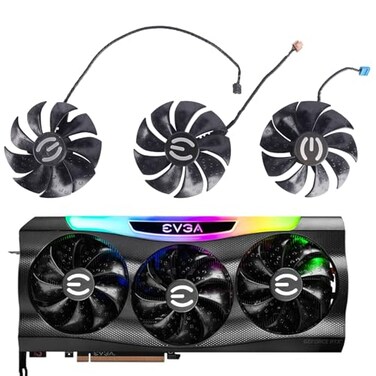 inRobert PLD09220S12H Graphics Card Fan Replacement for EVGA RTX 3070 3080 TI 3090 FTW3 Ultra GPU Cooling Fan FanFull Set