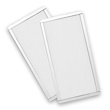 PANO-MOUNTS 287mm 140mm x 2 PC Fan Dust Mesh Filter 113inch x 579inch PVC Computer PC Case Dust Proof Filter Cover Magnetic White 2Pack
