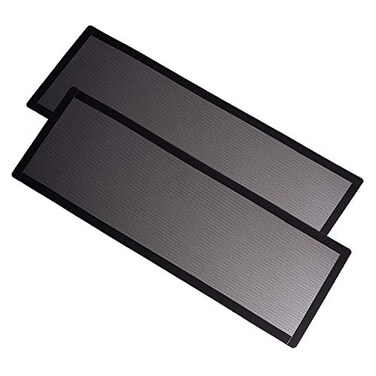 PANO-MOUNTS 360mm 120mm x 2 PC Fan Dust Mesh Filter 472inch PVC Computer PC Case Dust Proof Filter Cover Magnetic Black 2Pack