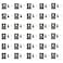 Easycargo 30 Sets TO220 Heatsink InsulatorMounting kit Screws Washer Bushing Insulator TO220 Heat Sink Insulator Mounting Kit for MOSFET Transistor irf520 LM317 7805