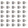 Easycargo 30 Sets TO220 Heatsink InsulatorMounting kit Screws Washer Bushing Insulator TO220 Heat Sink Insulator Mounting Kit for MOSFET Transistor irf520 LM317 7805
