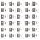 Easycargo 30 Sets TO220 Heatsink InsulatorMounting kit Screws Washer Bushing Insulator TO220 Heat Sink Insulator Mounting Kit for MOSFET Transistor irf520 LM317 7805