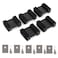 Easycargo To220 Aluminium Heatsink 25x34x12mmTO220 Heat Sink for Cooling MOSFET SCR Power Voltage Regulator ICS 25mmx34mmx12mm Anodized Black 5Pack
