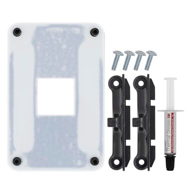 GENNEL Metal Motherboard Backplate CPU Heatsink Bracket Radiator Base Cooler Mounting Backplane for AMD AM4