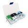 Easycargo 124pcs Heatsink Kit 9 Sizes Multicolor Aluminum Copper 3M 8810 Thermal Conductive Adhesive Tape Cooler Heat Sink Cooling VRM VRAM CPU GPU Small IC Laptop Raspberry Pi 4 SSD NVMe M2 PS5