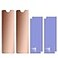 SGTKJSJS Laptop NVMe M2 Heatsink with Nano Thermal PadsHeat Sink Copper for 2280 M2 SSD Laptop 2pcs