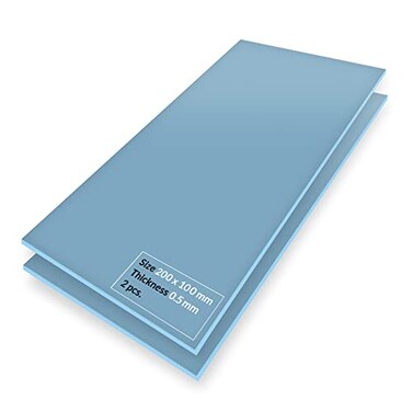 ARCTIC TP3 Premium Performance Thermal Pad 200 x 100 x 05 mm Stackable to 20 mm Without Performance Loss 2 Pieces High Performance Particularly Soft Ideal Gap Filler Bridging Gaps