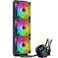 TGDGAMER T360MM Black ARGB Liquid CPU Water Cooling with 3 X 120mm ARGB PWM FanTemperature Display Computer Water Cooling