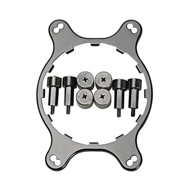CfoPiryx Cool Water Series Kit CPU Cooling Fans Bracket Cool Water Series Accessories Kit Radiator Stand System Mounting Heatsink Holder Back Plate for Hydro H45 H55 H60 H75