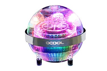 Alphacool Eisball Reservoir and Pump Combo D5 Digital RGB Plexi