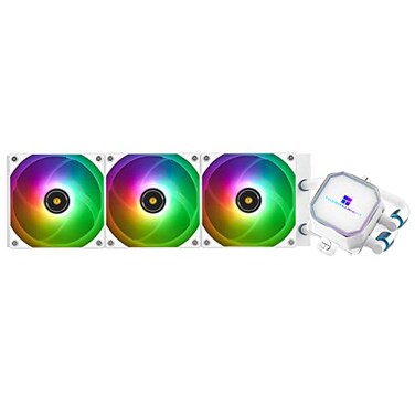 Thermalright Frozen Prism 360 White ARGB CPU Liquid CoolerEfficient PWM Controlled Pump 3300RPM3120mm PWM Fan360 Aio Coolerfor AM4AM5Intel 115011561200170018512011