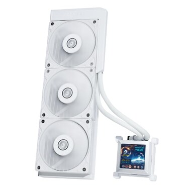 LIAN LI LianLi HSLCD36TW 288 in IPS 480 x 480 Pixels 500 Nits Fan White