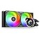 ID-COOLING IDCOOLING FX240 INF 240mm Liquid CPU Cooler AIO Cooler with ARGB Infinity Mirror Effect 2x120mm DaisyChained Fans LowNoise Operating 272dBA Max Intel LGA185117001200115X AMD AM5AM4
