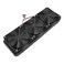 ASHATA CPU Water Cooling Radiator 18 Pipe Aluminum Heat Exchanger for Computer PC CPU Water Cool System Water Cooling Drain Row with Fan Radiator 120mm x 360mm