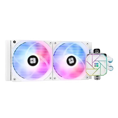 Thermalright Aqua Elite 240 White V3 Water Cooling CPU Cooler Double PWM ARGB Fans with SFDB BearingsEfficient PWM Controlled Pumpfor AMDAM4AM5 Intel LGA11501151120020111700