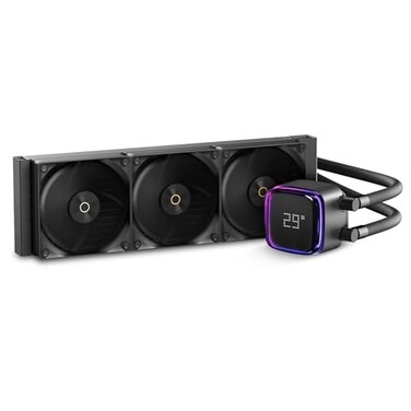 Ocypus Iota L36 BK AIO CPU Cooler Liquid 360mm with Temp Digital DisplayARGB Aluminum Alloy PumpFluid Dynamic Bearing PWM FansTDP300W Water Cooling System for Intel LGA 115x120017001851 AMD AM4AM5