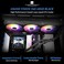 Thermalright Grand Vision 360 ARGB Black CPU AIO CoolerPC 360 Specification Water Cooler SystemIPS LCD Screen with 480x480 Resolutionfor AM4AM5Intel LGA17001851High Performance Pump
