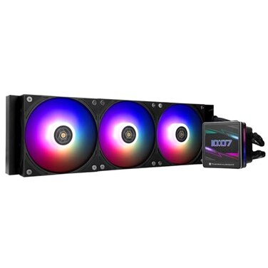 Thermalright Grand Vision 360 ARGB Black CPU AIO CoolerPC 360 Specification Water Cooler SystemIPS LCD Screen with 480x480 Resolutionfor AM4AM5Intel LGA17001851High Performance Pump