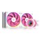 ID-COOLING IDCOOLING FX240 INF Pink Edition 240mm Liquid CPU Cooler AIO Cooler with ARGB Infinity Mirror Effect 2x120mm DaisyChained Fans LowNoise Operating 299dBA Max Intel AMD Compatible