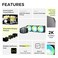 TRYX Panorama SE 360 ARGB 360mm AIO Rotatable 667 AMOLED Curved Screen 3D Anamorphic Effect Customizable AIO Cooler 360mm Asetek Adela Pump 280w TDP ARGB Fan Intel LGA 18511700 AMD AM5AM4