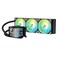 TRYX Panorama 360 ARGB 360mm AIO 667 AMOLED Curved Screen 3D Anamorphic Effect Display Customizable AIO Cooler 360mm Asetek 8th Gen V2 320w TDP PogoPin ARGB Fan Intel LGA 18511700 AMD AM5AM4