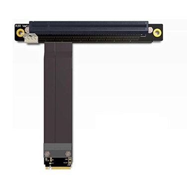 ADT-LINK ADTLink M2 NGFF NVMe Key M Extender Cable to PCIE x16 Graphics Card Riser Adapter 16x PCIe PCIExpress for M2 2230 2242 2260 2280 25cm