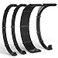LTC 12VHPWR PSU Cable Extension Kit 16AWG PCIE 50 Power Supply PC Cable Extension 1x 24 Pin ATX 2X 8Pin 44 EPS Cables 3X 62P to 124 Pin GPU Soft Braided Sleeve Cable Combs 300mm