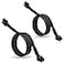 YEZriler 2Pack 8 Pin PCIe Cable for Corsair PSUs ATX CPU 8 Male to PCIe 62 Male Power Adapter Sleeved 25inch 63cm