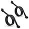 YEZriler 2Pack 8 Pin PCIe Cable for Corsair PSUs ATX CPU 8 Male to PCIe 62 Male Power Adapter Sleeved 25inch 63cm